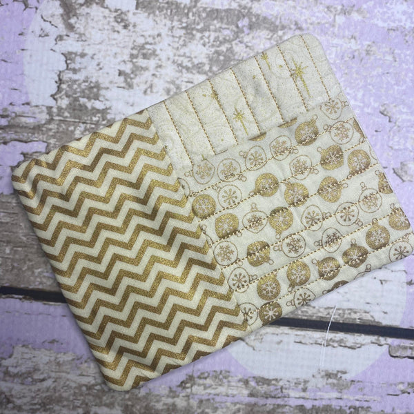 Gold Swirl Mug Rug Set