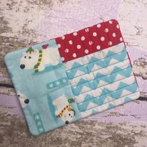 Polar Bears Mug Rug Set