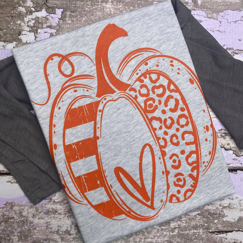 READY TO SHIP, Orange Pumpkin Screen Print Shirt-Adult Thanksgiving Shirt -Mom Thanksgiving Shirt-Women Thanksgiving Shirt - Fall Shirt
