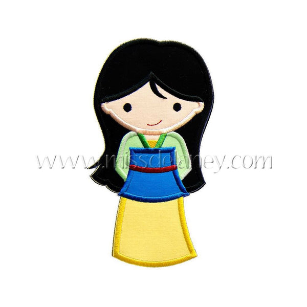 Princess Mulan Cutie Shirt- Mulan Inspired Embroidered Shirt - Disney Girls Shirt - Disney Princess Birthday Shirt