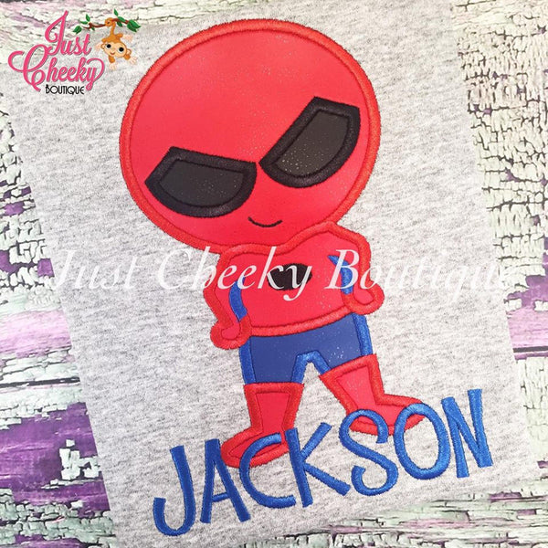 Spider Man Cutie Embroidered Shirt - Amazing Spider-Man - Spider Man Birthday Shirt - Spiderman -