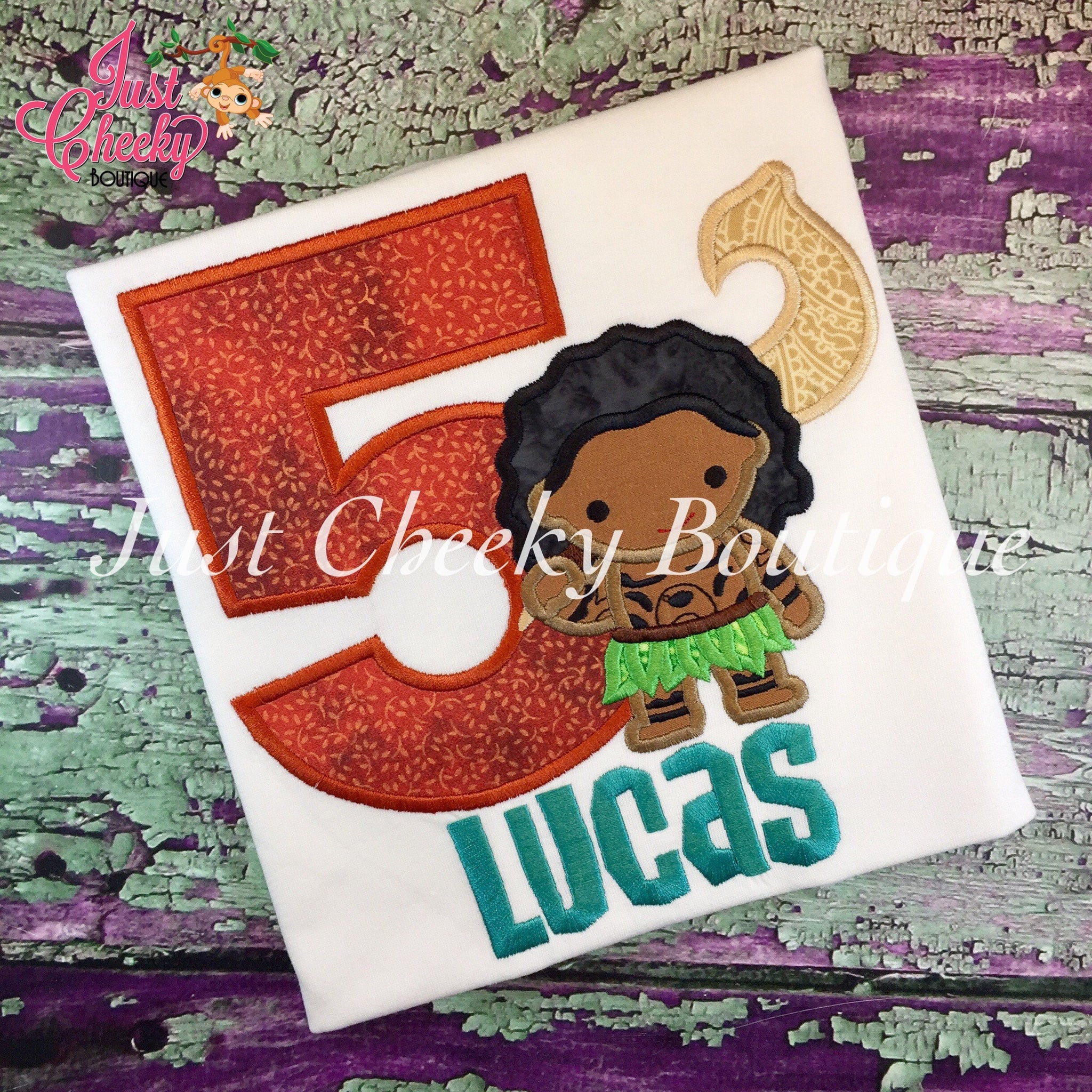 Maui Cutie Inspired Embroidered Shirt - Demigod - Disney Shirt - Disney Vacation - 1st Disney Trip - Disney Birthday