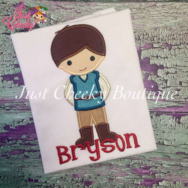 Flynn Ryder Cutie - Eugene Fitzherbert - Tangled Inspired Embroidered Shirt - Disney Boys Shirt - Disney Birthday Shirt