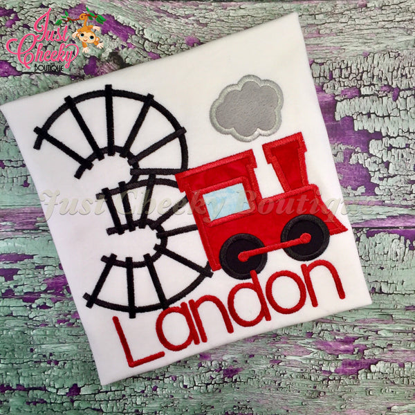 Train Tracks Birthday Shirt - Train Birthday -Thomas the Train - Choo Choo - Chuggington