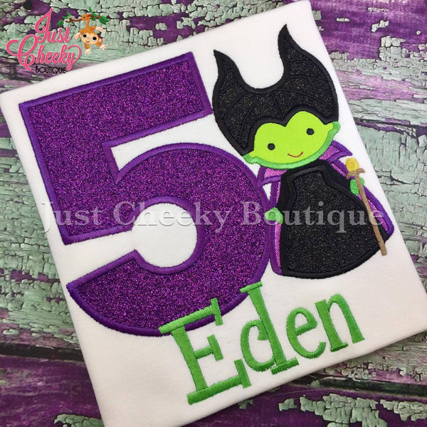 Maleficent Cutie Inspired Embroidered Shirt - Disney Villains Shirt - Disney Sleeping Beauty Birthday Shirt - Spindle - Dragon