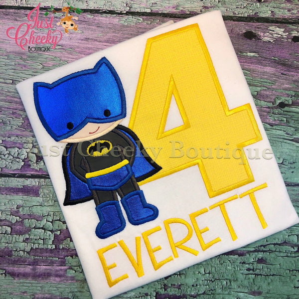 Batman Super Hero Birthday - Batman Birthday Shirt - DC Comics - Batman and Joker - Dark Knight - Gotham City - Superhero Birthday Shirt