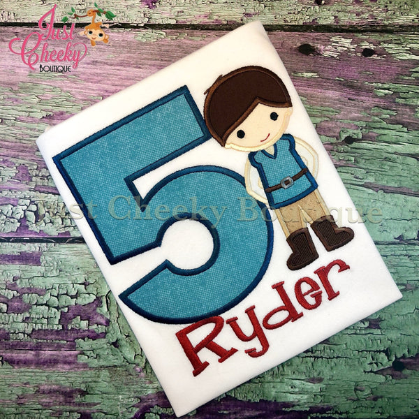 Flynn Ryder Cutie - Eugene Fitzherbert - Tangled Inspired Embroidered Shirt - Disney Boys Shirt - Disney Birthday Shirt