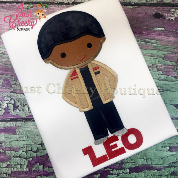 Finn - Star Wars Inspired - Kids Embroidered Shirt - Force Friday Shirt - FN-2187 - Poe - The Force Awakens