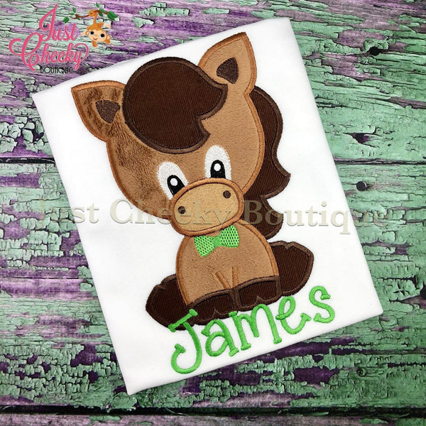 Boy Horse Farm Animal Birthday Shirt- Kids Farm Embroidered Shirt -Girls Farm Shirt -Boys Farm Shirt- Park Shirt