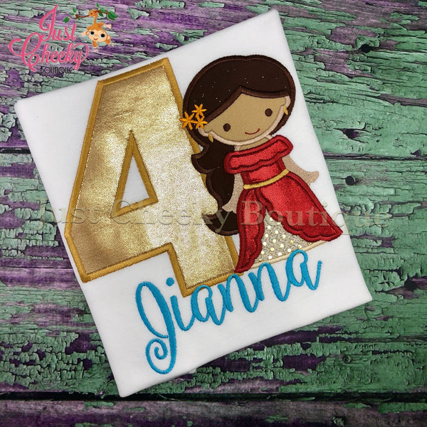 Princess Elena Cutie Shirt - Elena of Avalor -Disney Princess Birthday-Disney Vacation-1st Disney Trip-Amulet of Avalor-Elena Birthday Shirt