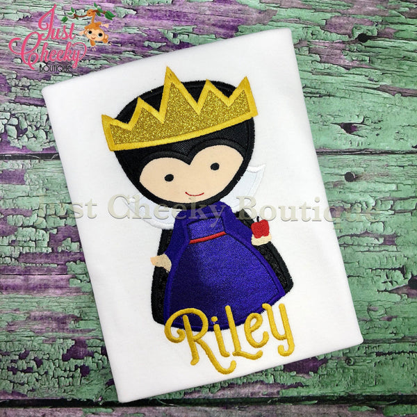 Evil Queen Cutie Inspired Embroidered Shirt - Disney Villains Shirt - Disney Snow White Birthday Shirt - Once Upon A Time