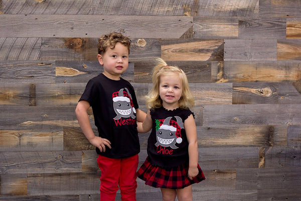 Girl Baby Shark Christmas Shirt - Girls Christmas Shirt - Christmas Shark Shirt - Boys Christmas Shirt - Baby Shark Song -Baby Shark Doo Doo