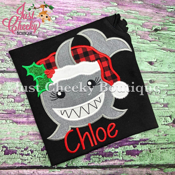 Girl Baby Shark Christmas Shirt - Girls Christmas Shirt - Christmas Shark Shirt - Boys Christmas Shirt - Baby Shark Song -Baby Shark Doo Doo