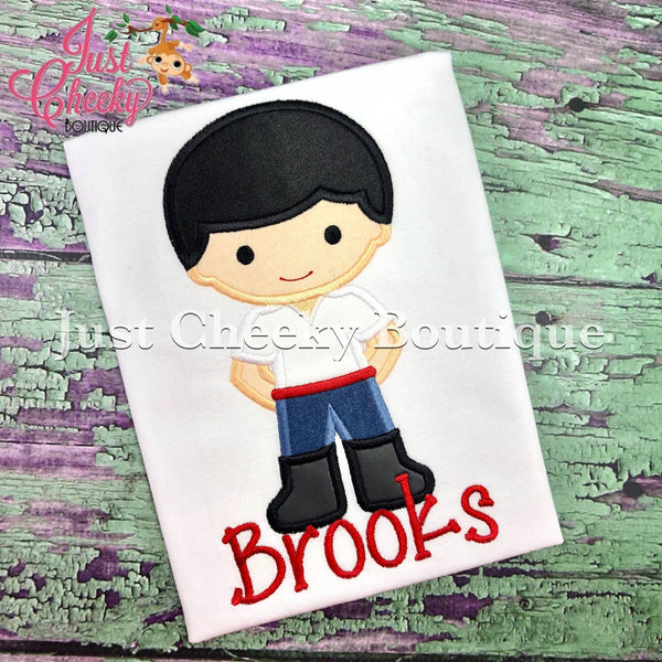 Prince Eric Inspired Embroidered Shirt - The Little Mermaid - Ariel - First Disney Vacation - Disney Birthday