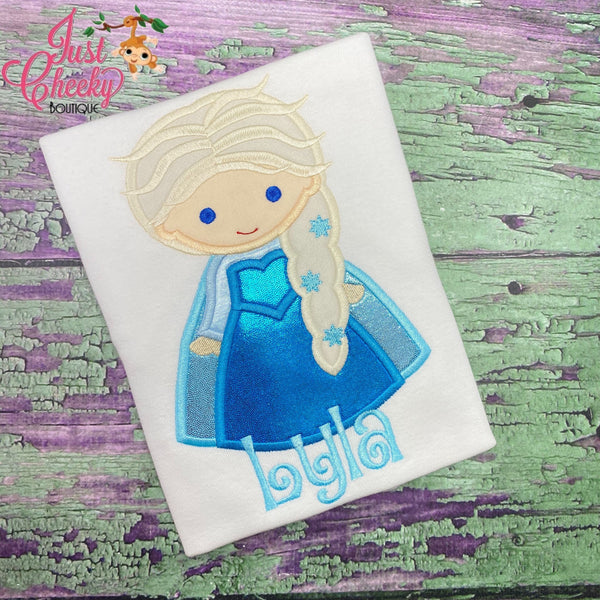 Queen Elsa Inspired Embroidered Shirt - Frozen - Ice Queen - Disney Vacation - Disney Birthday