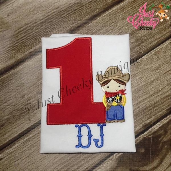 Sheriff Woody Cutie Embroidered Shirt - Toy Story Birthday Shirt - Woody's Roundup - Disney Vacation -1st Disney Trip