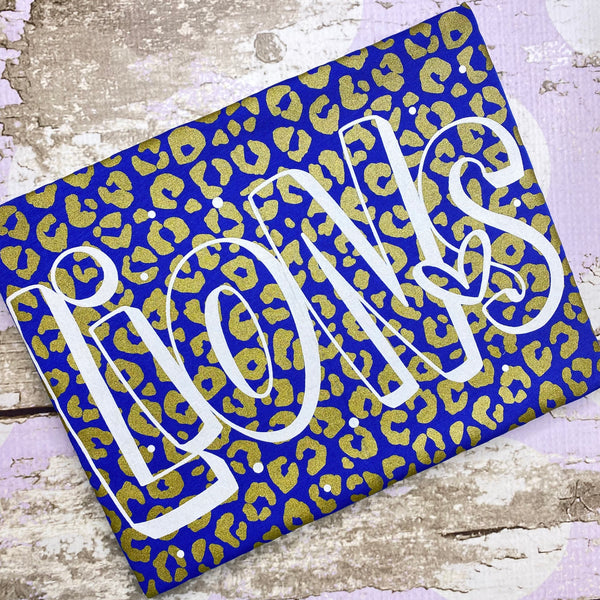 READY TO SHIP, Lions Screen Print Shirt-Adult School Spirit Shirt -Mom School Pride Shirt-Women School Shirt-Nazarene Lions-Leopard